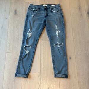 Frame Denim Blue Le Garçon Jeans
